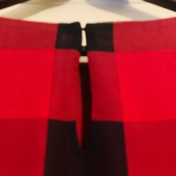 Chaps Buffalo Plaid Red/Black Dress, NWT - Picture 4 of 9